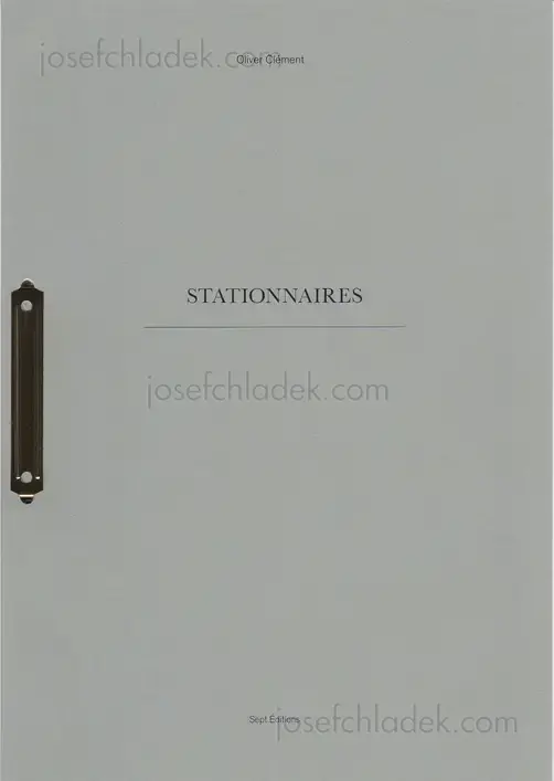 Cover of Oliver Clement - Stationnaires