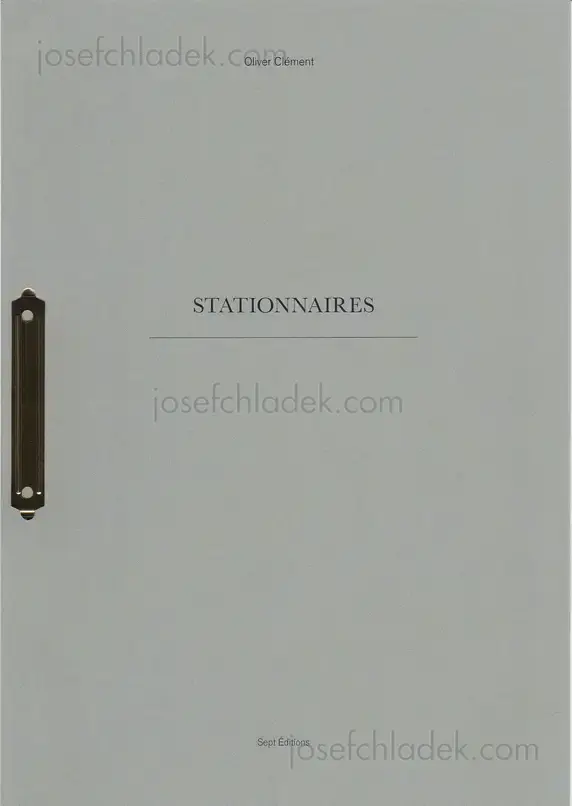 Cover of Oliver Clement - Stationnaires