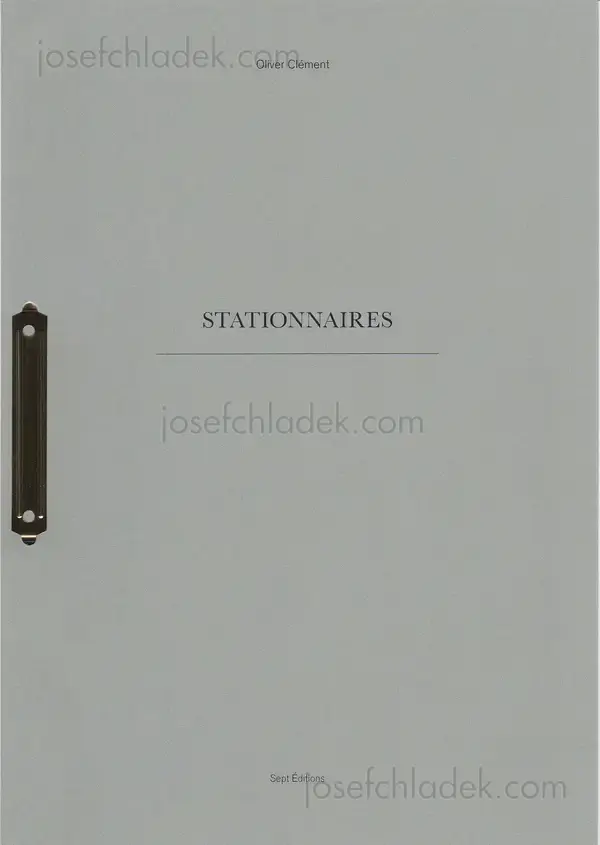 Cover of Oliver Clement - Stationnaires