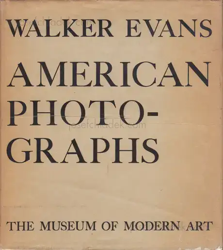 Cover of Walker Evans - American Photographs