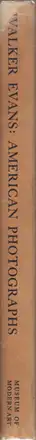 Book spine: Walker Evans - American Photographs