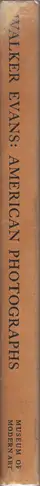 Book spine: Walker Evans - American Photographs
