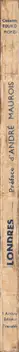 Book spine: André Maurois - Londres (Collection "Tour du monde")