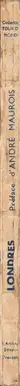 Book spine: André Maurois - Londres (Collection "Tour du monde")