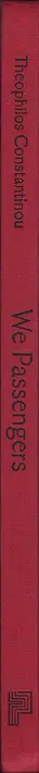 Book spine: Theophilos Constantinou - We Passengers