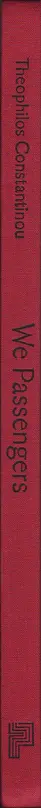 Book spine: Theophilos Constantinou - We Passengers