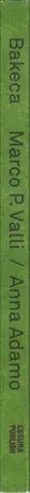 Book spine: Marco P. Valli & Anna Adamo - Bakeca