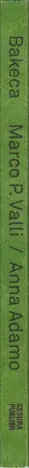 Book spine: Marco P. Valli & Anna Adamo - Bakeca