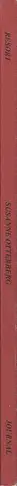 Book spine: Susanne Otterberg - RESORT