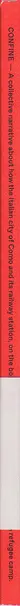 Book spine: Mattia Vacca, Philip Di Salvo, Emanuele Amighetti - Confine