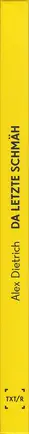 Book spine: Alex Dietrich - Da letzte Schmäh