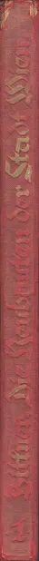 Book spine: Josef Bittner - Die Neubauten der Stadt Wien - 1. Die Wohnhausbauten