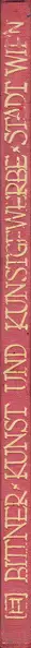Book spine: Josef Bittner - Die Neubauten der Stadt Wien - 2. Kunst und Kunstgewerbe