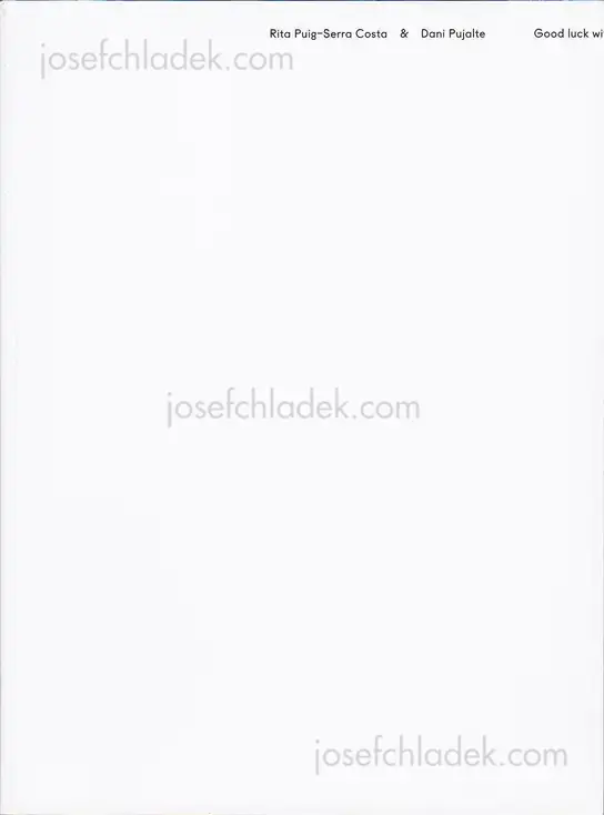 Cover of Dani Pujalte & Rita Puig-Serra Costa - Good Luck with the Future