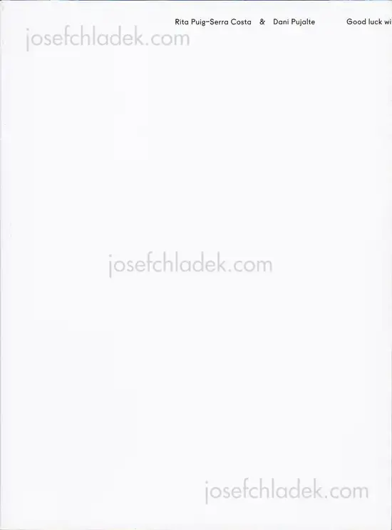 Cover of Dani Pujalte & Rita Puig-Serra Costa - Good Luck with the Future