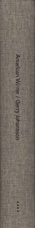 Book spine: Gerry Johansson - American Winter