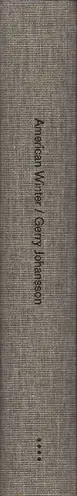 Book spine: Gerry Johansson - American Winter