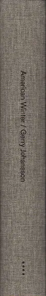 Book spine: Gerry Johansson - American Winter