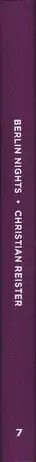 Book spine: Christian Reister - Berlin Nights