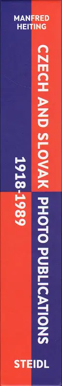 Book spine: Manfred Heiting - Czech and Slovak Photo Publications, 1918–1989