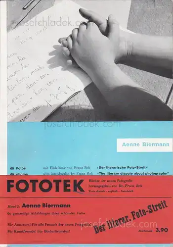 Cover of Aenne Biermann - 60 Fotos. 60 Photos. 60 photographies.