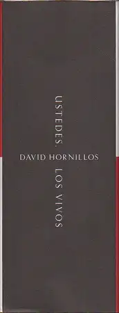 Book spine: David Hornillos - Ustedes, los vivos