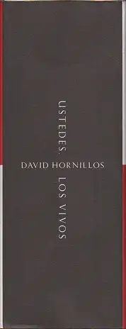 Book spine: David Hornillos - Ustedes, los vivos