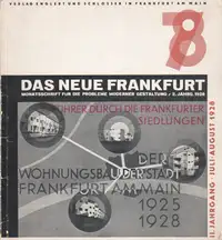 Das Neue Frankfurt 7/8 - Juli/August 1928