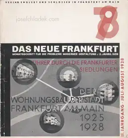 Das Neue Frankfurt 7/8 - Juli/August 1928