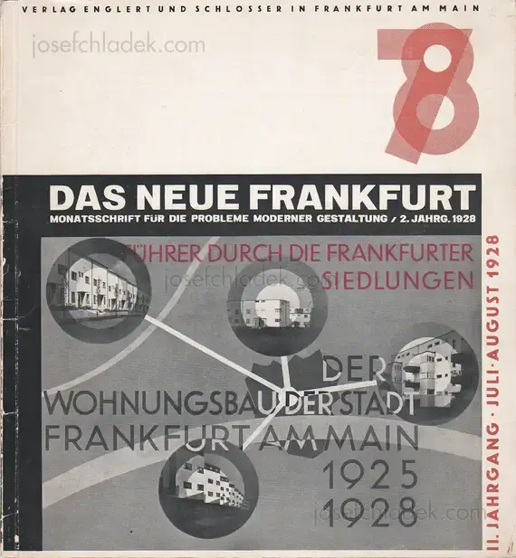 Cover of Das Neue Frankfurt 7/8 - Juli/August 1928