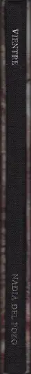 Book spine: Nadia del Pozo - Vientre