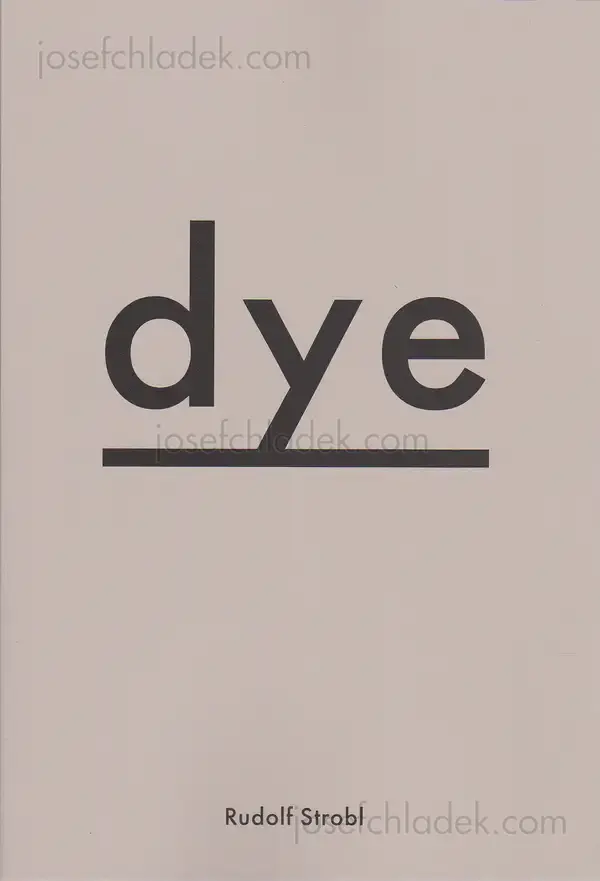 Cover of Rudolf Strobl - dye