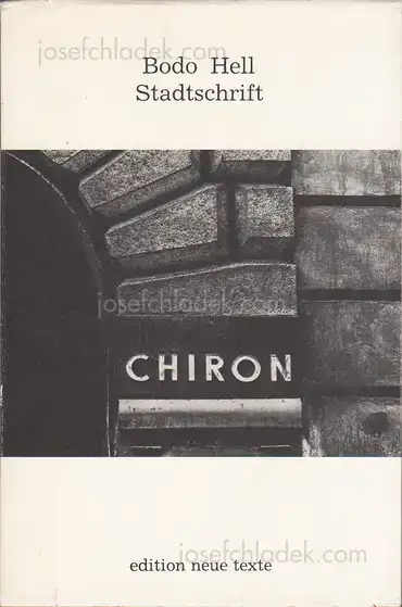 Cover of Bodo Hell - Stadtschrift