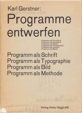  Karl Gerstner - Programme entwerfen (Front)