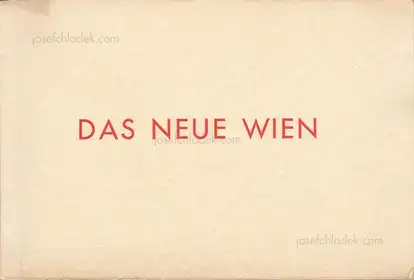 Das Neue Wien. Album mit Plan - Fremdenverkehrskommission der Bundesländer Wien und Niederösterreich