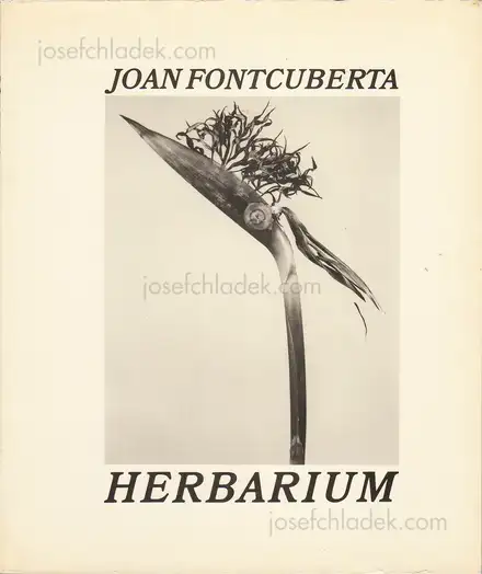 Cover of Joan Fontcuberta - Herbarium