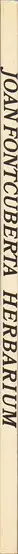 Book spine: Joan Fontcuberta - Herbarium