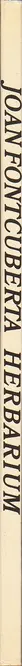 Book spine: Joan Fontcuberta - Herbarium