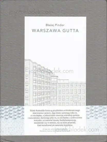 Cover of Błażej Pindor - Warszawa Gutta / Romuald Guttʼs Warsaw