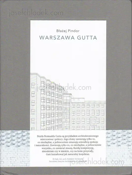 Cover of Błażej Pindor - Warszawa Gutta / Romuald Guttʼs Warsaw