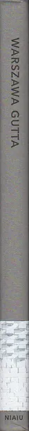 Book spine: Błażej Pindor - Warszawa Gutta / Romuald Guttʼs Warsaw
