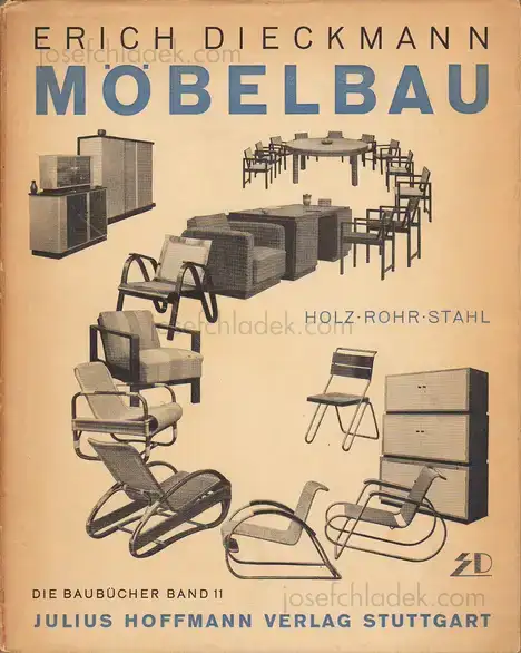 Cover of Erich Dieckmann - Möbelbau in Holz, Rohr Und Stahl