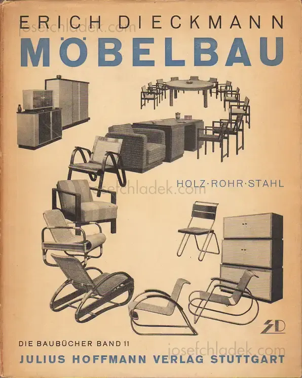 Cover of Erich Dieckmann - Möbelbau in Holz, Rohr Und Stahl