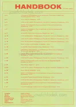 Cover of Marie Quéau - Handbook. Alternate edition