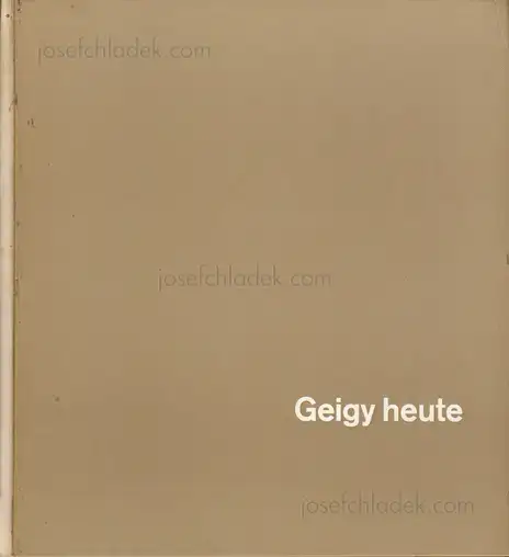 Cover of Markus Kutter & Johann Rudolf Geigy (eds.) - Geigy heute