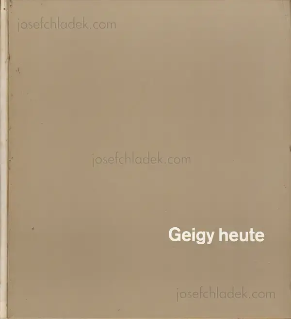Cover of Markus Kutter & Johann Rudolf Geigy (eds.) - Geigy heute