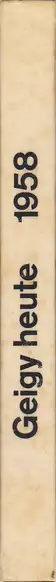 Book spine: Markus Kutter & Johann Rudolf Geigy (eds.) - Geigy heute