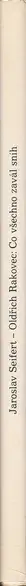 Book spine: Jaroslav Seifert, Oldřich Rakovec - Co všechno zavál sníh