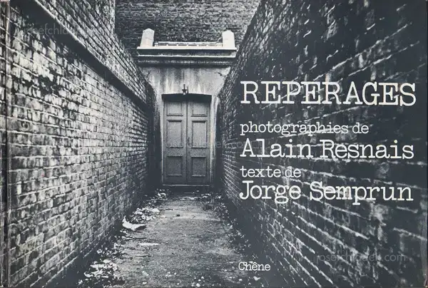 Cover of Alain Resnais and Jorge Semprun - Repérages