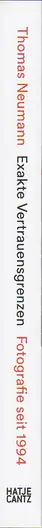 Book spine: Thomas Neumann - Exakte Vertrauensgrenzen / Exact Confidence Limits